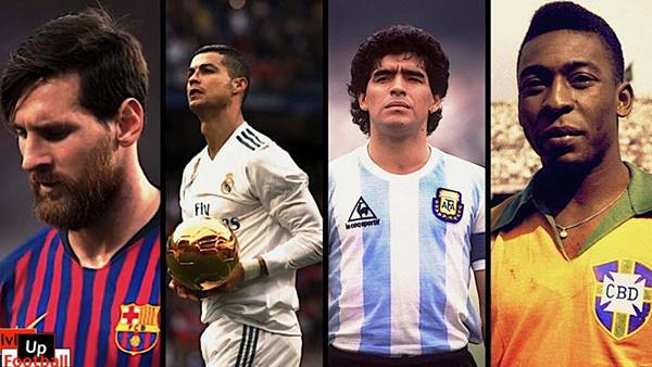 Top 5 cầu thủ vĩ đại nhất thế giới từ trước đến nay