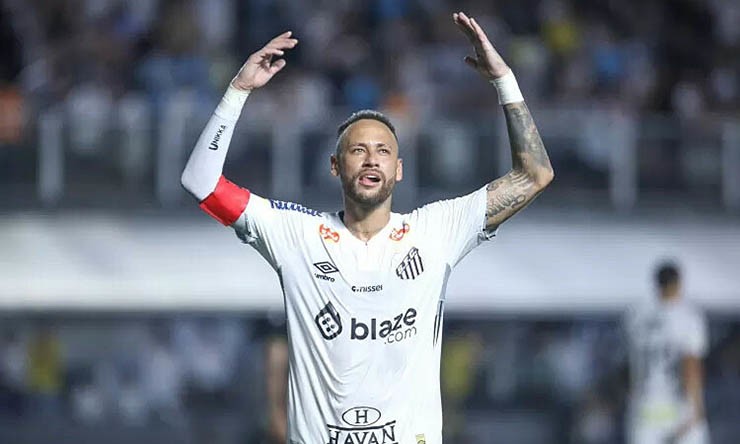 Tin bóng đá: Neymar tỏa sáng trong màu áo CLB Santos