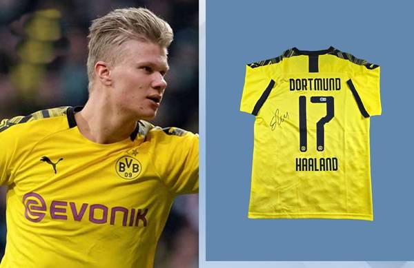 Số áo Haaland từng mặc