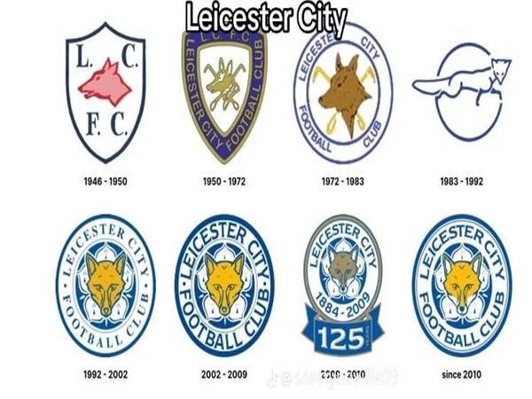 Lịch sử thay đổi logo Leicester City qua từng thời kỳ