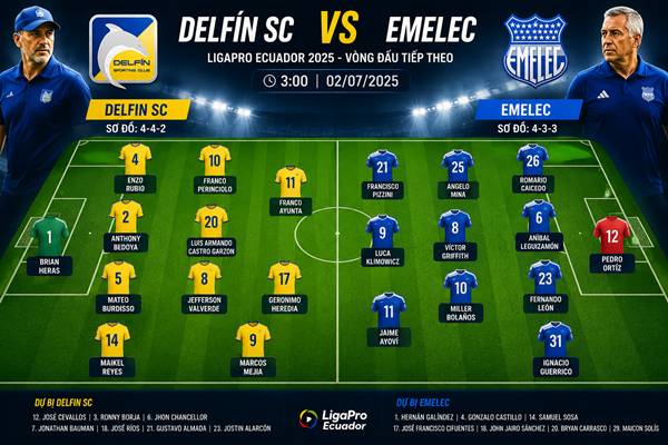 Delfin vs Emelec