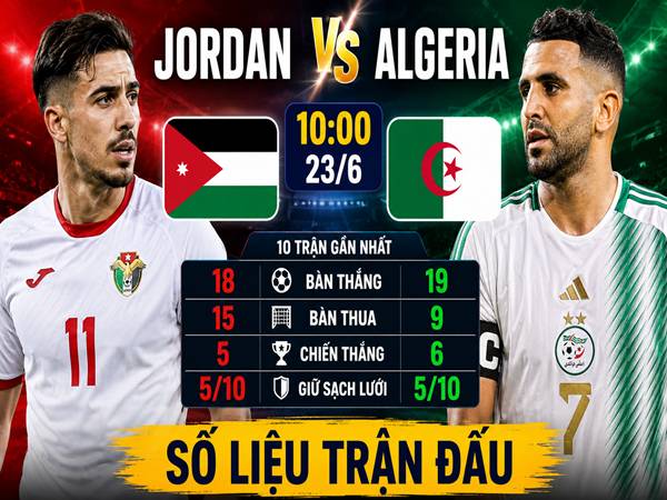 Jordan gặp Algeria