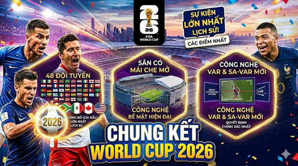Lịch chung kết World Cup 2026