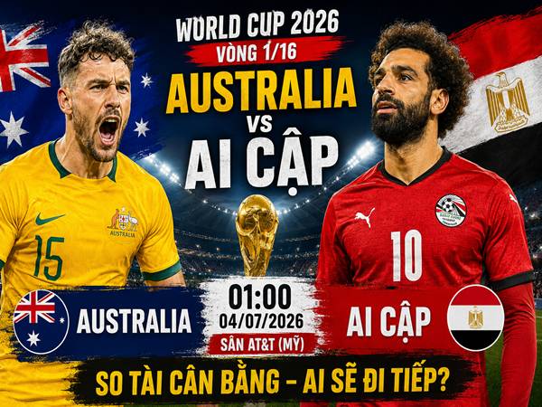 Australia đấu với Ai Cập